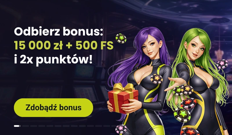 Baner powitalny Twindor Casino — widok mobilny